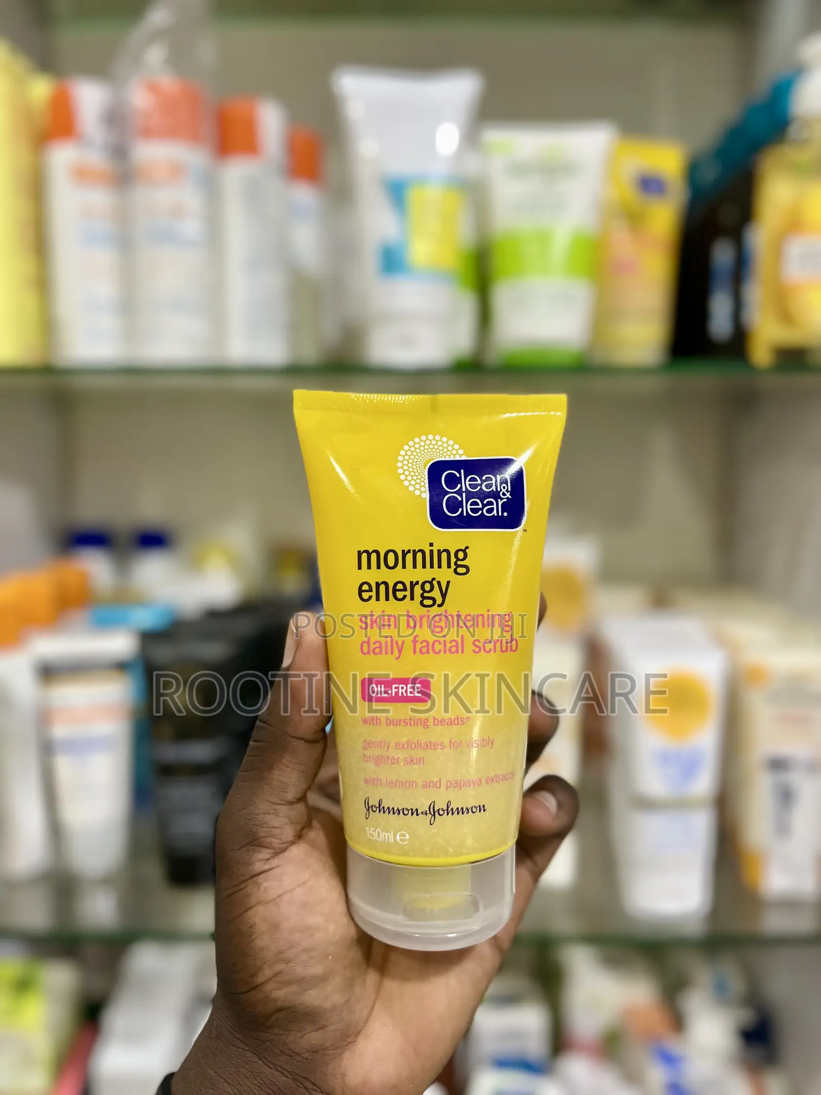 Clean Clear Morning Energy Skin Brightening Daily Scrub