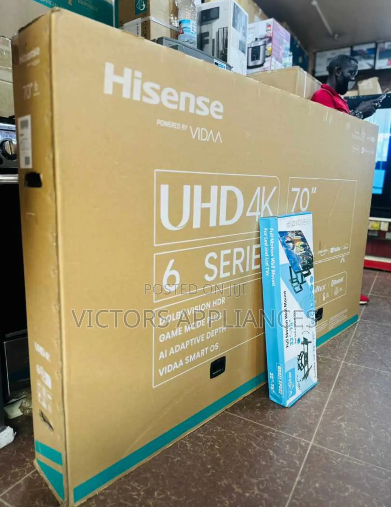 Hisense 70” UHD Smart Tv A6 Series