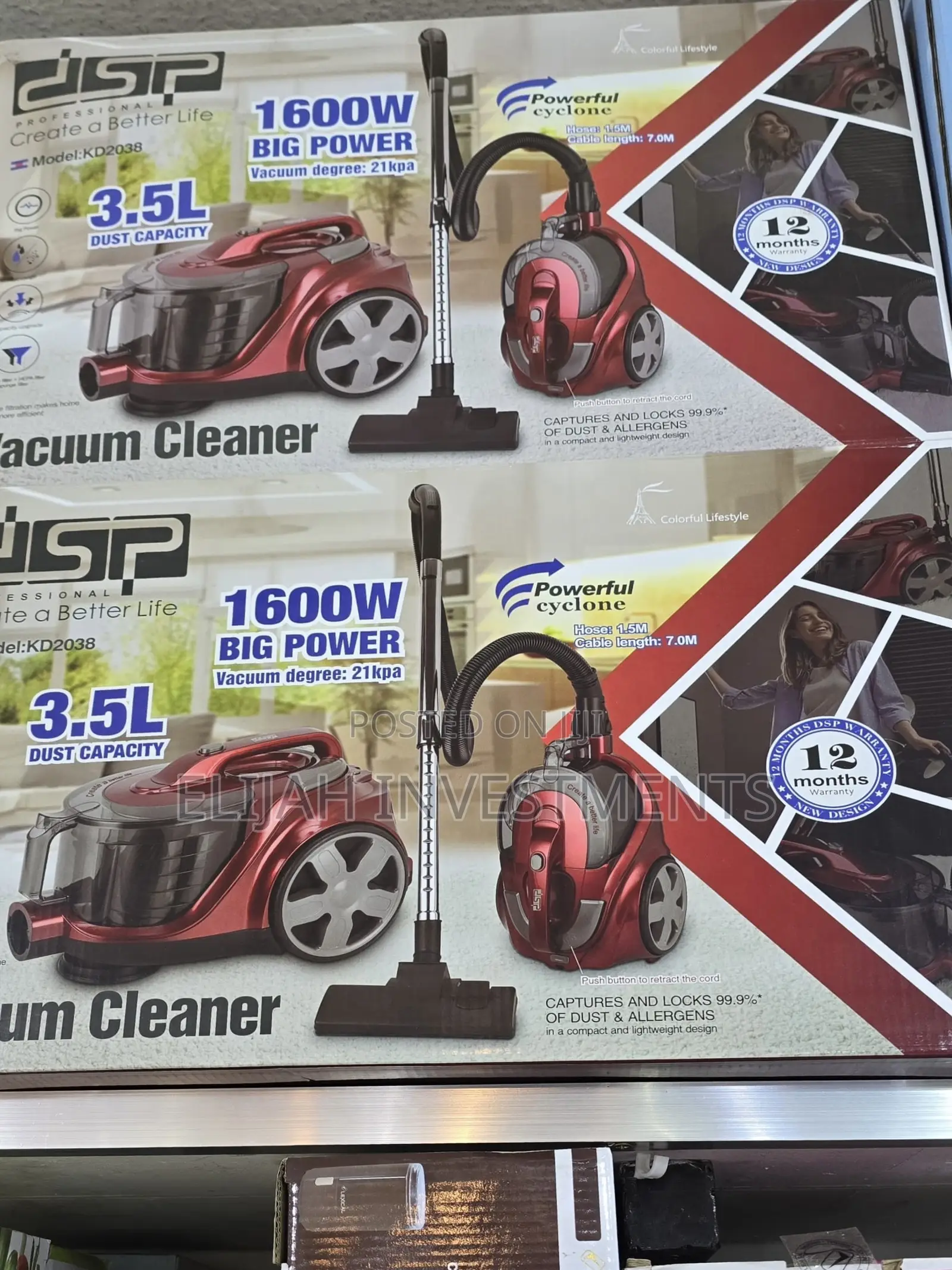 3.5L DSP Electric Vaccum Cleaner