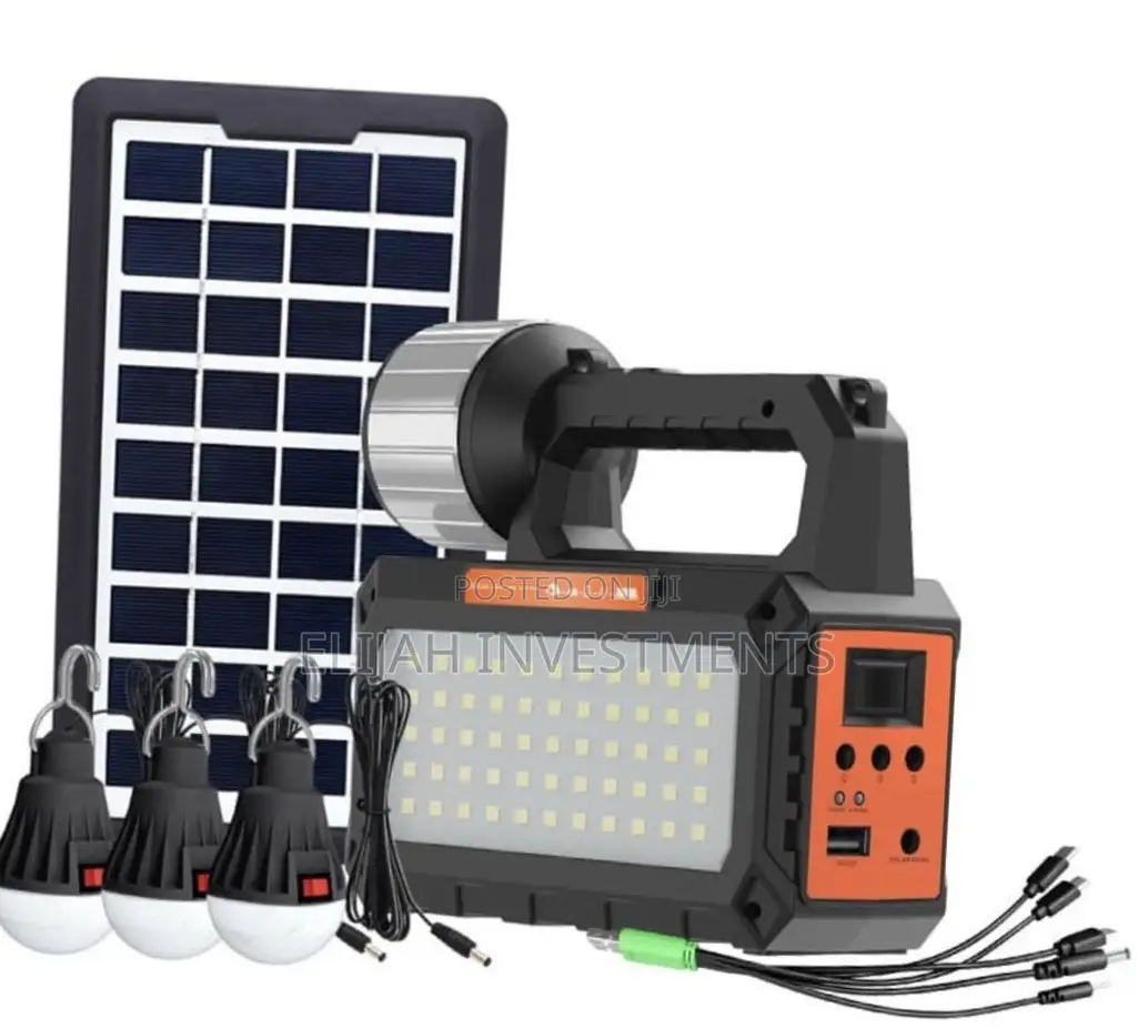 Solar Lighting System With Speakers