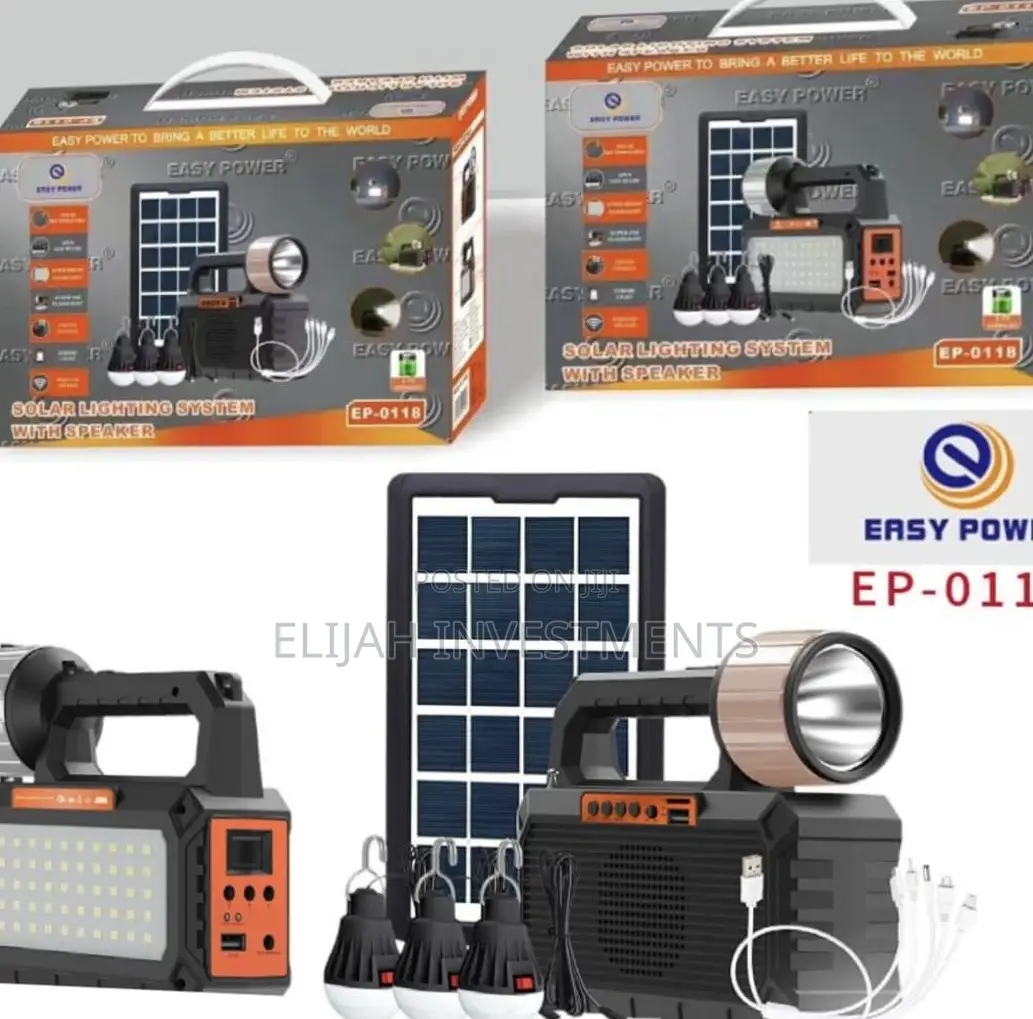 Solar Lighting System With Speakers