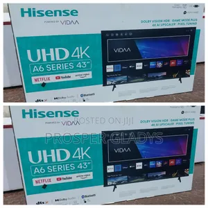 43 Inches Led Hisense Smart Uhd Flat Screen Flameless