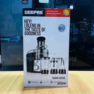 Geepas 4 in 1 Blender and Juice Extractor