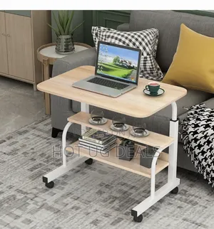 Photo - Adjustable Computer / Laptop Desk Table - Brown