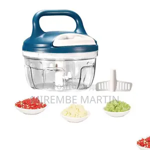 Manual Mini Hand Pull Vegetable Chopper Cutter.