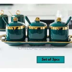 Ceramic Sugar Bowl Set