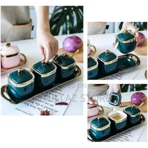 Ceramic Sugar Bowl Set