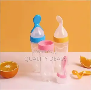 Baby Silicone Squeeze Spoon Feeder