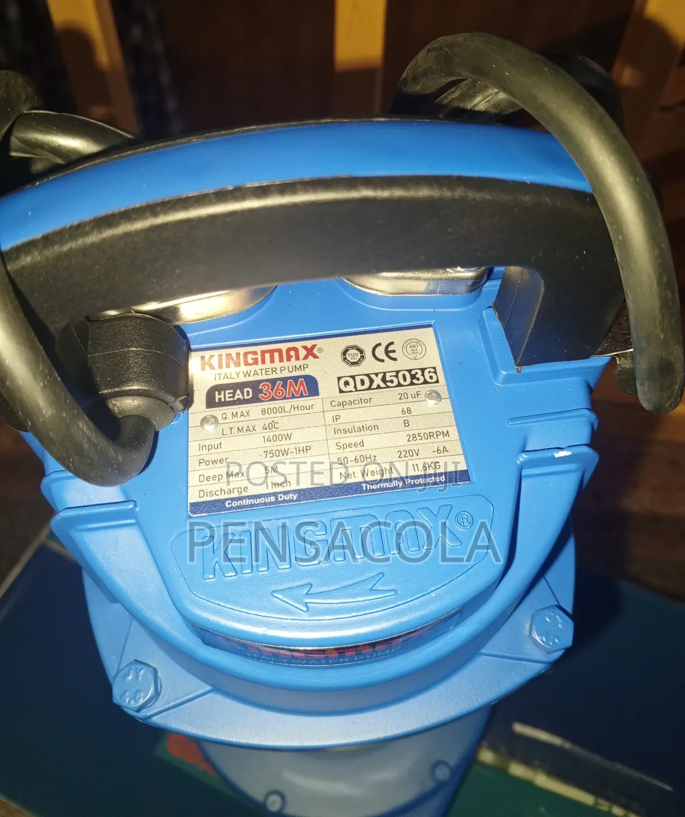 Kingmax 36m (118feet) Submersible Pump