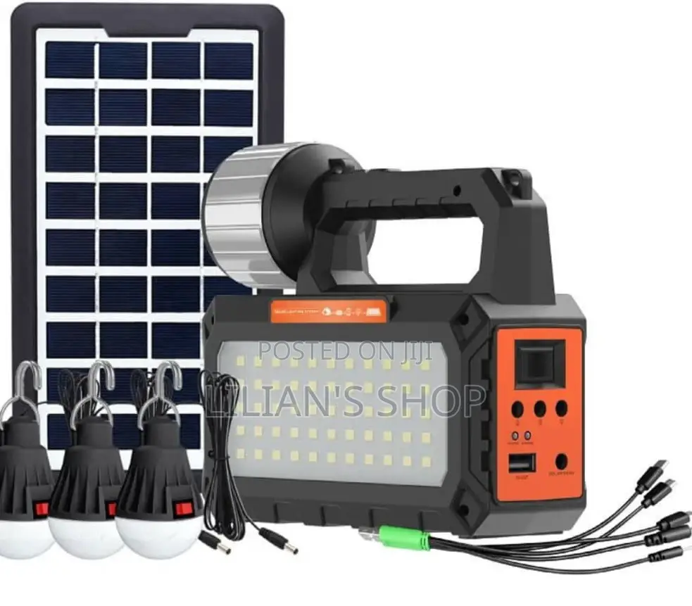 Indoor and Outdoor Portable Solar Lighting System