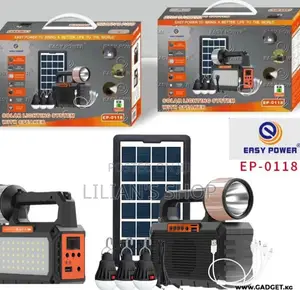 Indoor and Outdoor Portable Solar Lighting System