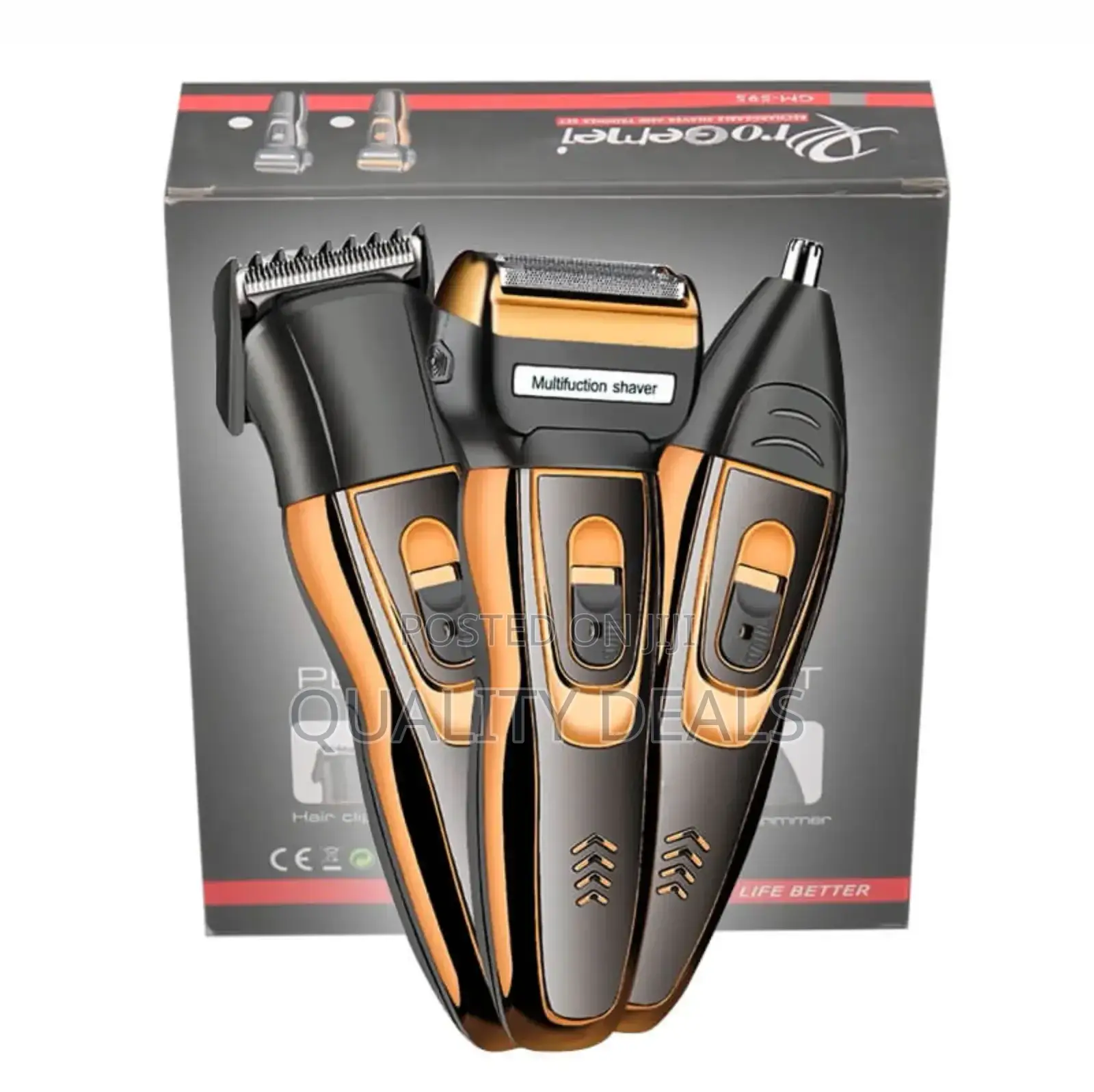 Geemy 3in1 Rechargeable Shaver