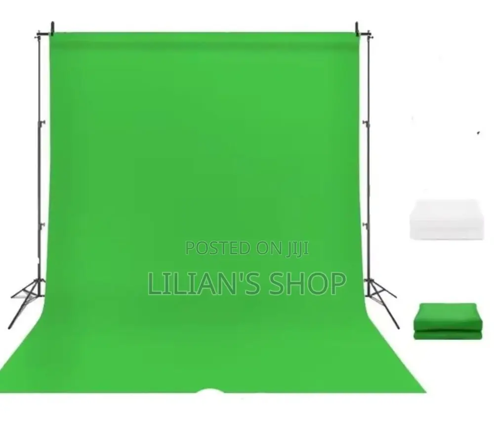 3m by 3m Back Drop / Green Screen With Stand