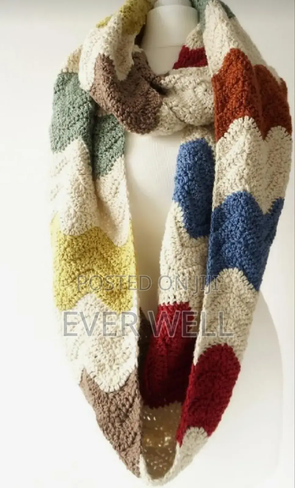 Trendy Crotchet Scarf