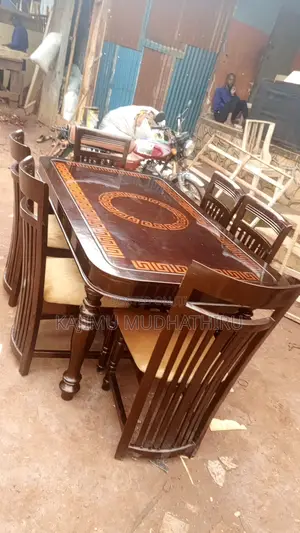 6seater Dinning Table Mahogany
