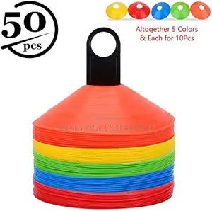 50 PCS Disc Cones, 50pcs Multi Color Agility Sports Cone