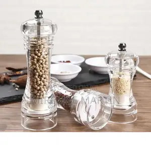 Portable Acrylic Pepper Grinder .