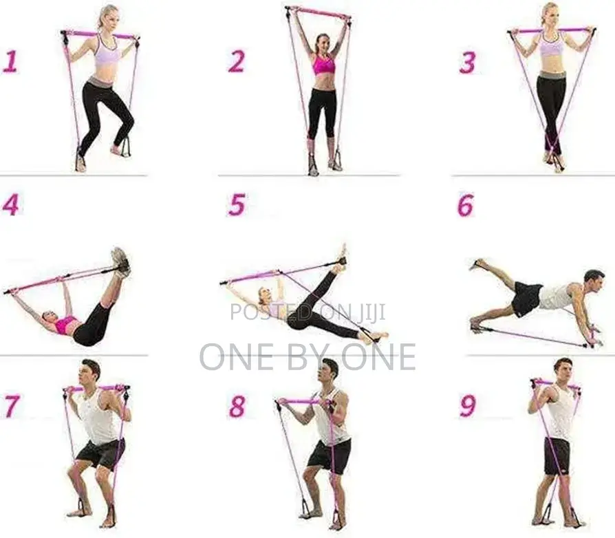 Exercise Stick With Foot Loop for Total Body Workout