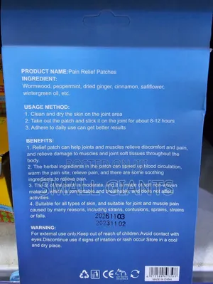 Fast Relief Pain Relief Patches