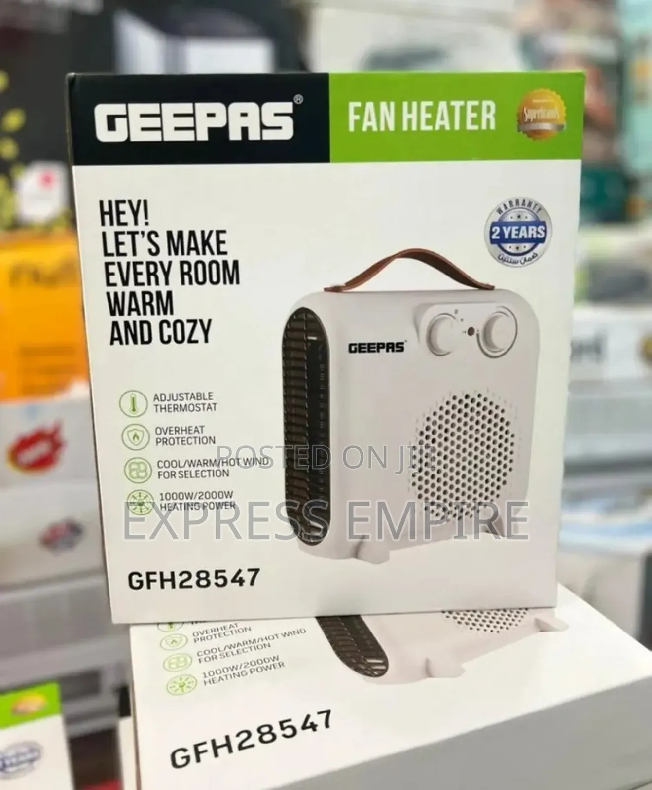 Geepas Fan Heater