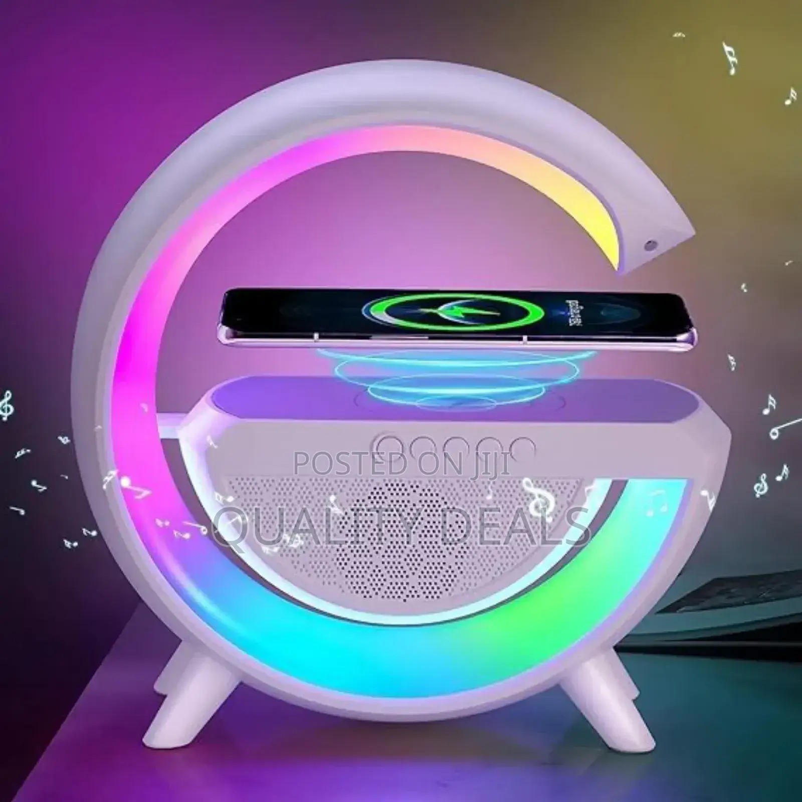 LED Table Light Wireless Speaker With Charger