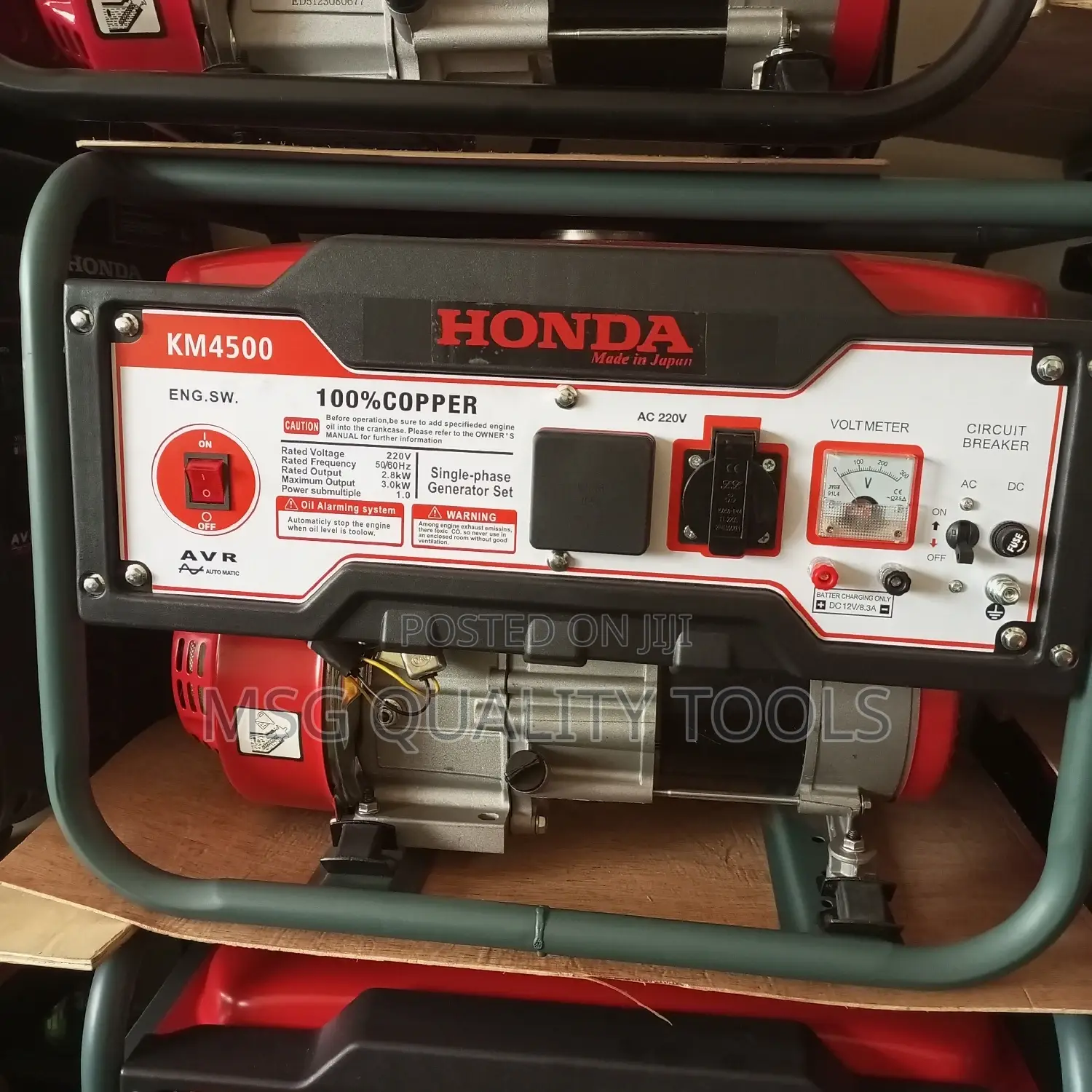 Generator Honda 100% Copper