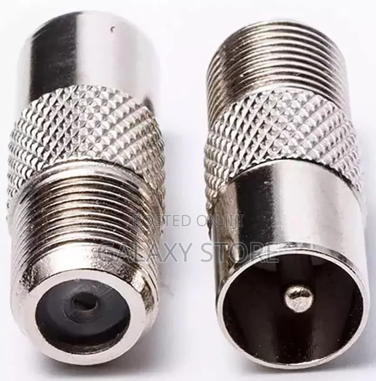 RF F81 and RCA Coaxial Adapter RCA Male to F81 Connector Pin