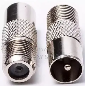 RF F81 and RCA Coaxial Adapter RCA Male to F81 Connector Pin