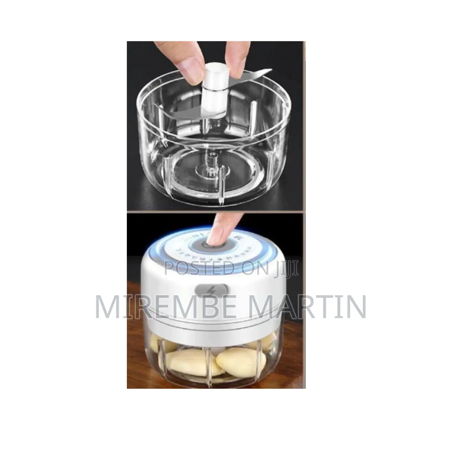 Mini Electric Garlic Crusher.