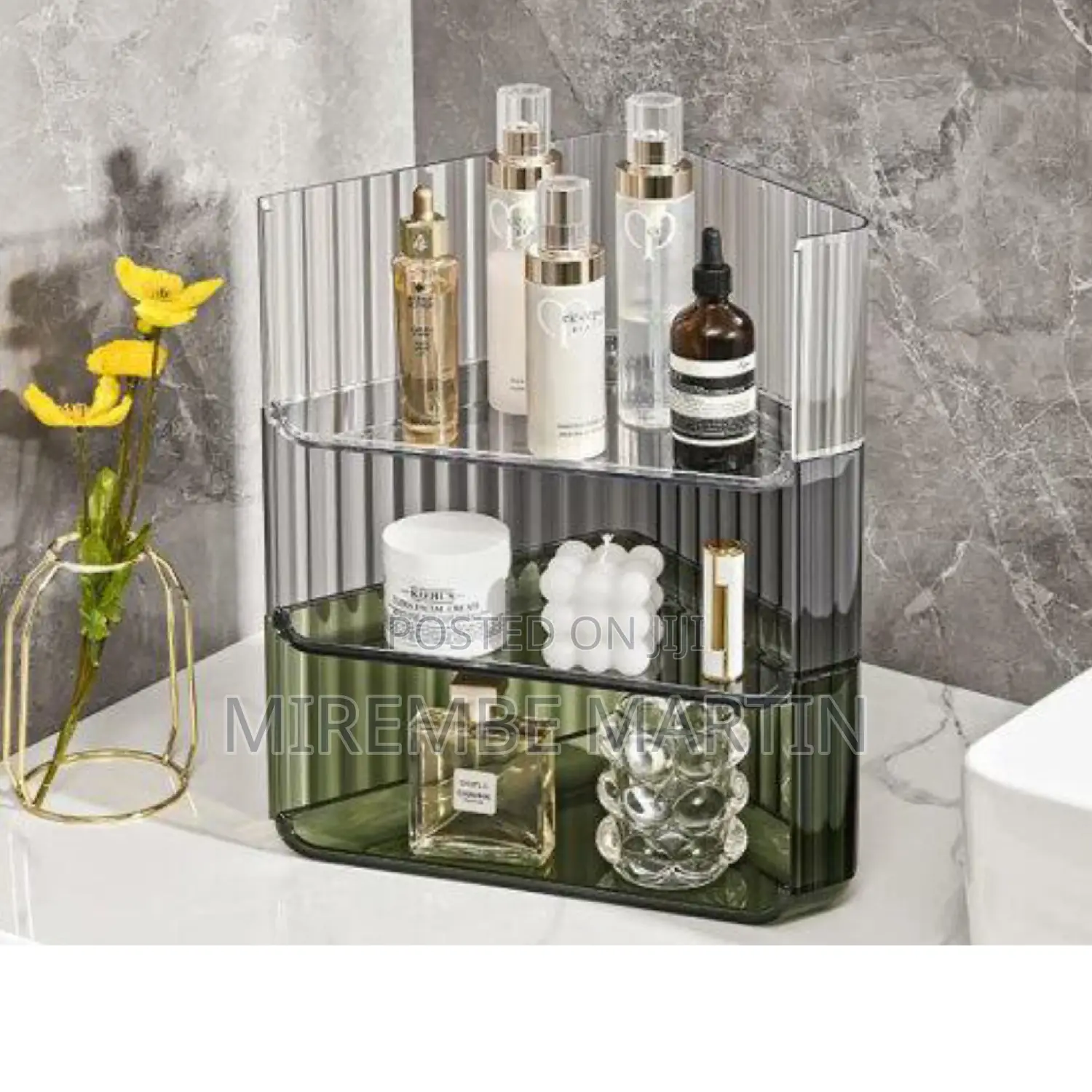 Acrylic Triangular Storage Shelf Box.