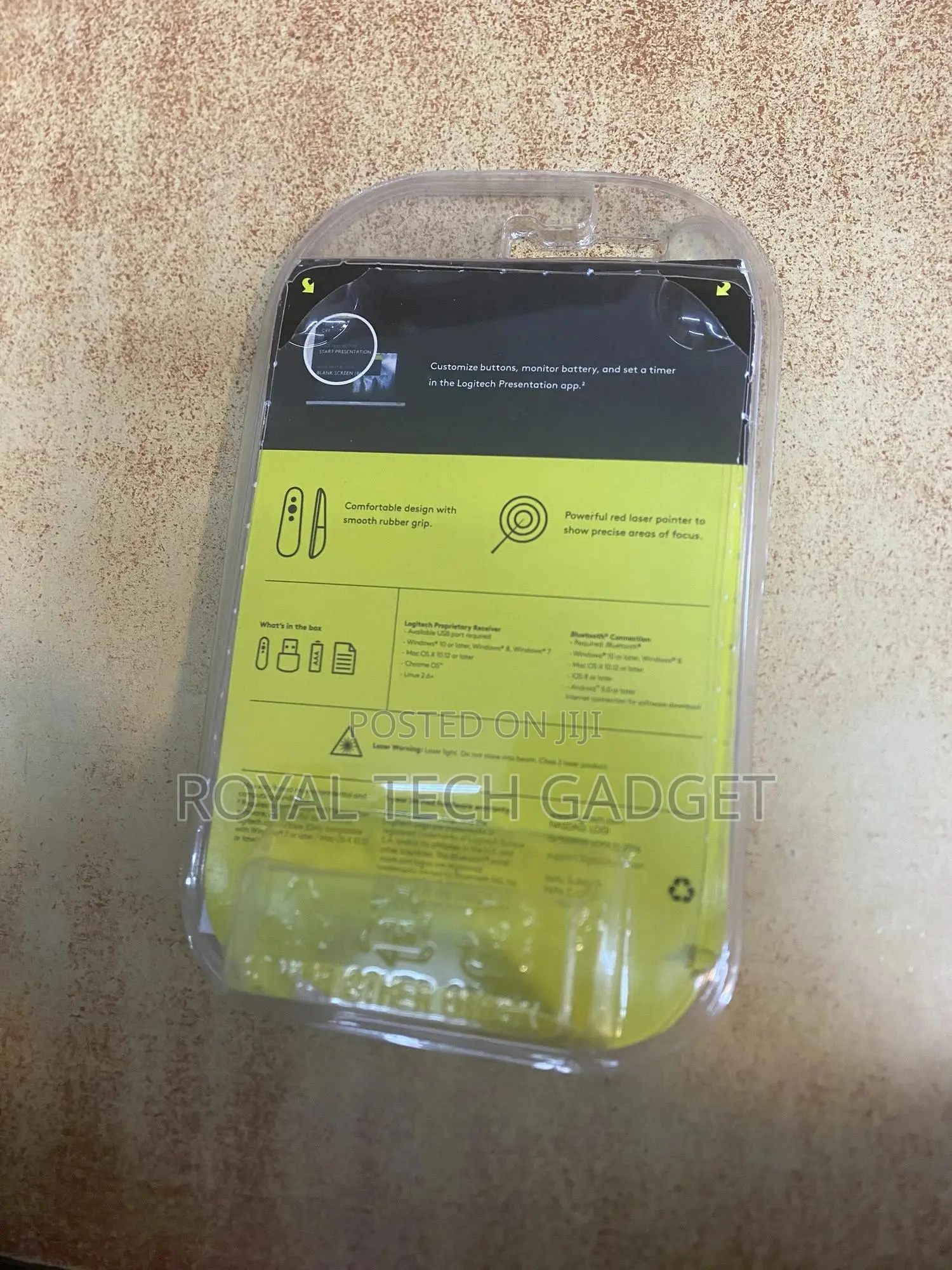 Original Logitech R500 Laser Presentation Remote