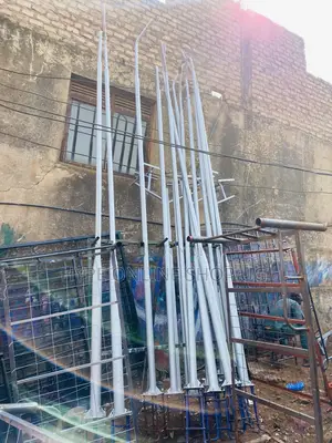 Homebase Silver Solar Pole Lights
