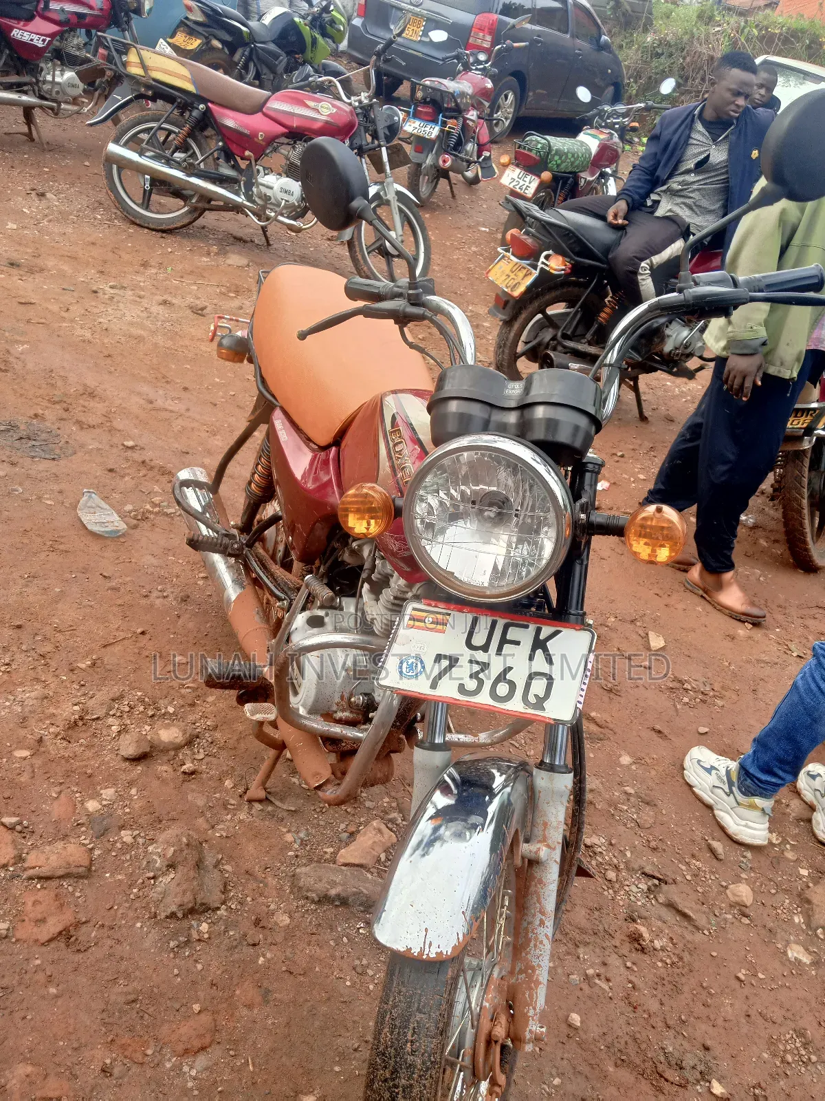 Bajaj Boxer 2023 Red