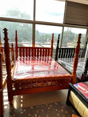 German Bed / 5by6 Bed / Wooden Bed / Good / Furniture