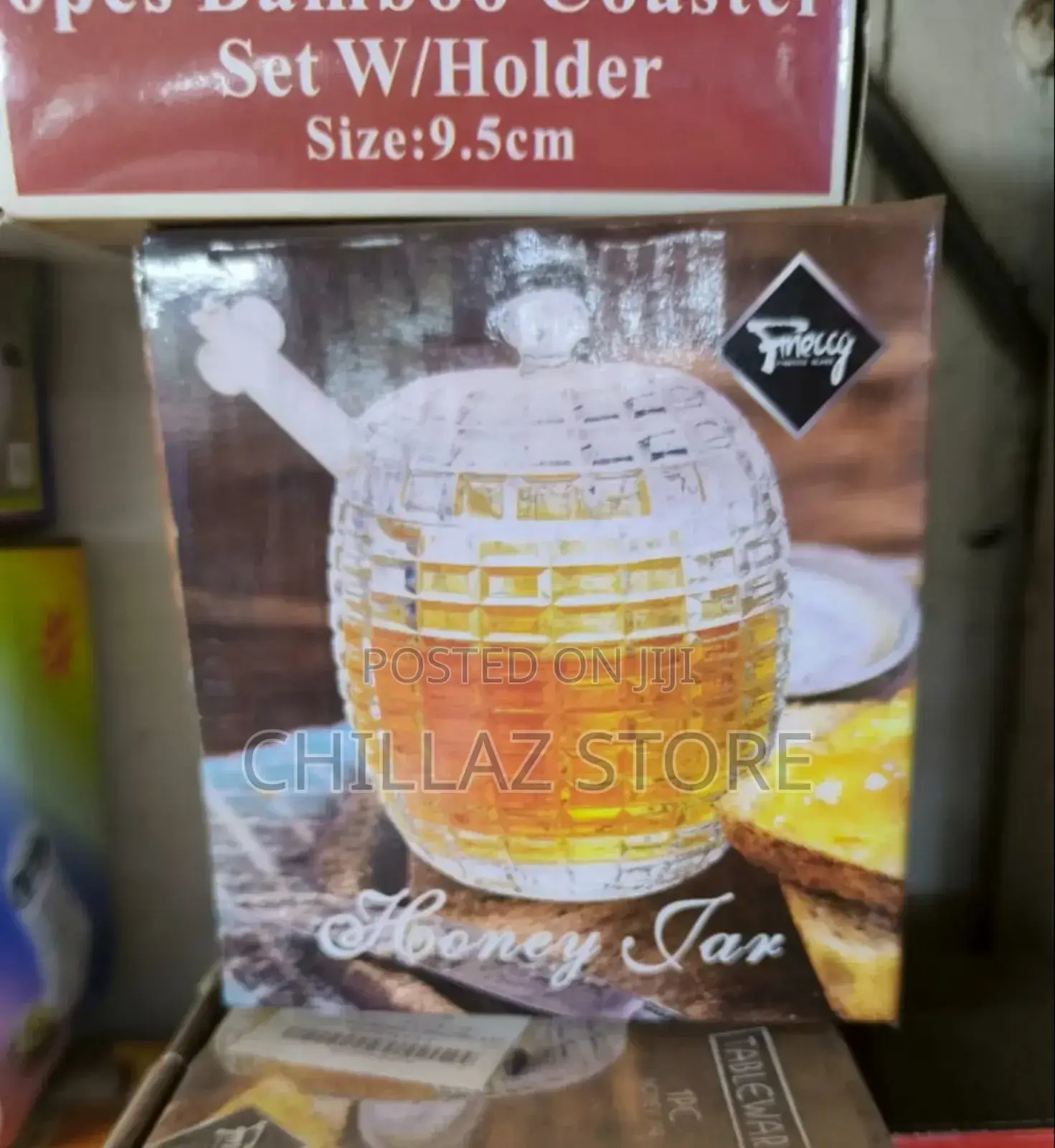 Glass Honey Jar