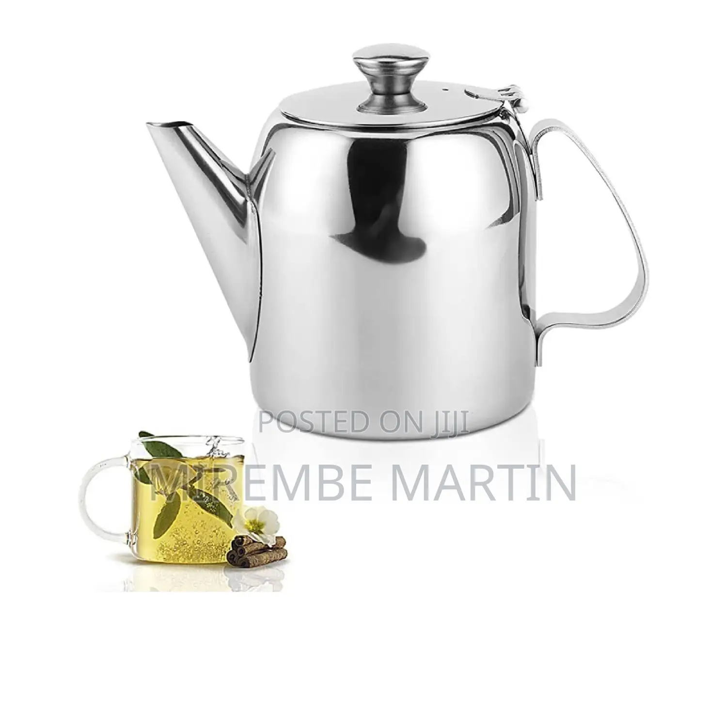 Stainless Steel Teapot.
