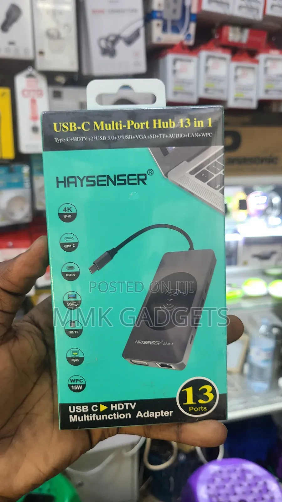 USB Multi Port Hub 13 in 1