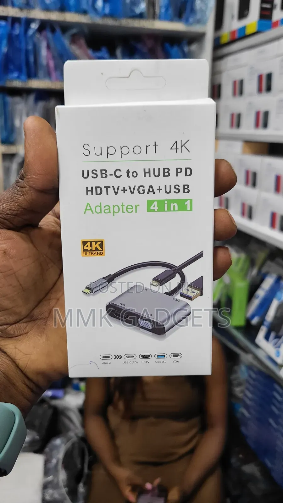 HDTV to Zvga to USB Adapter 4 in 1