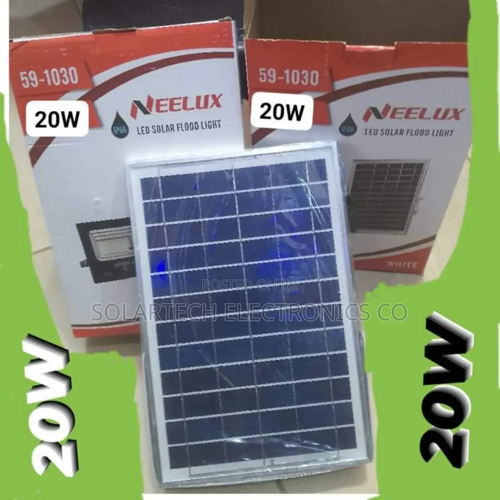 20W Neelux Solar Flood Lights