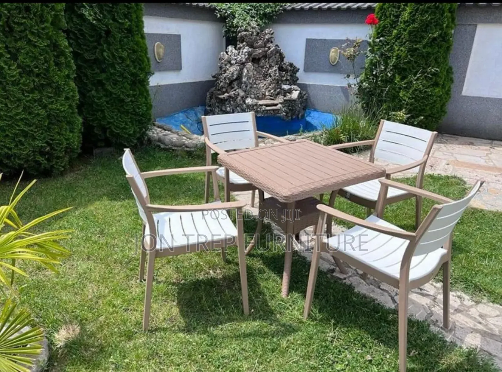 Outdoor Full Set Table and Chairs.
