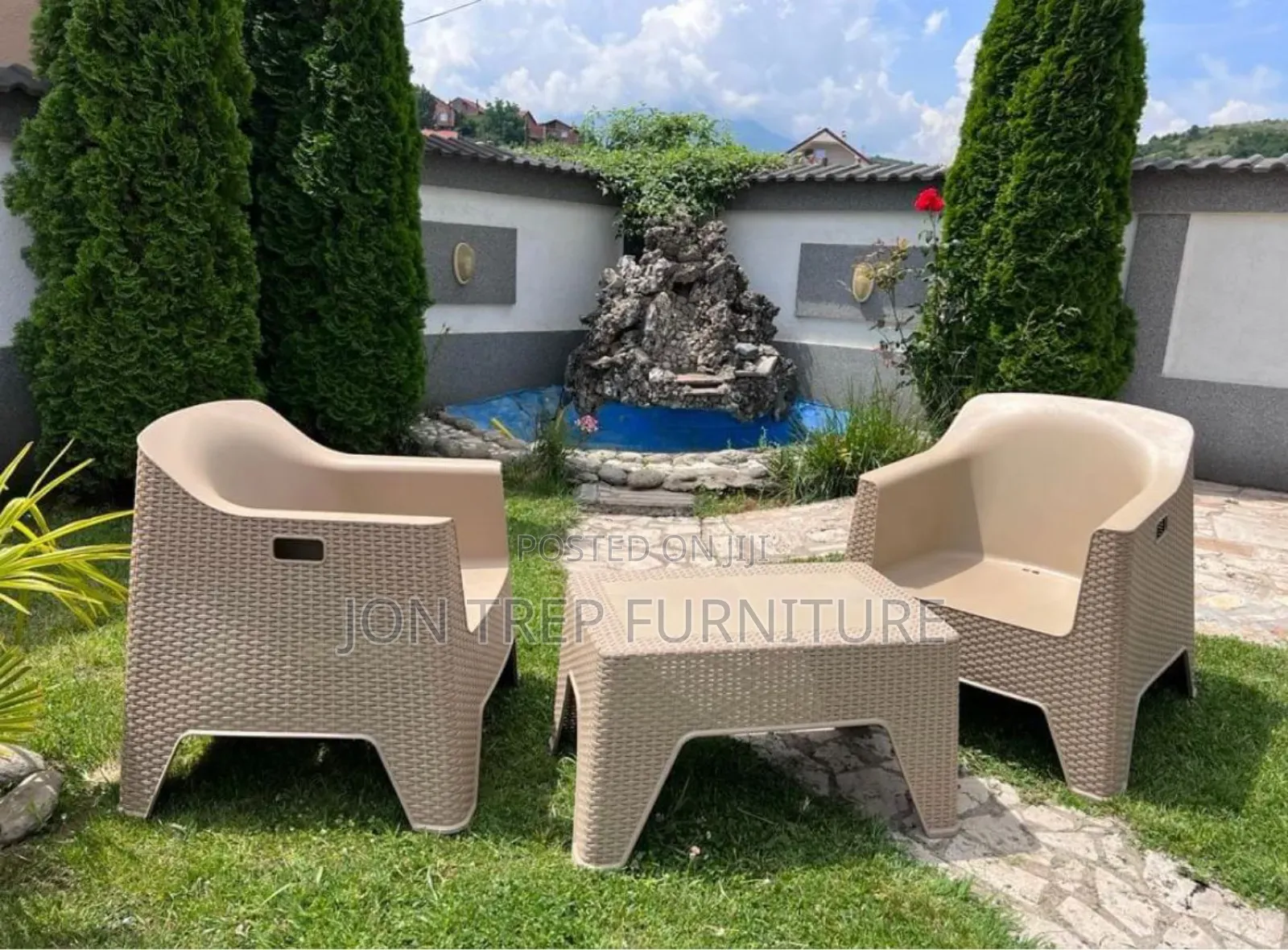 Outdoor Full Set Table and Chairs