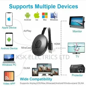 Chromecast 1080P TV Stick Wifi Mirascreen HDMI