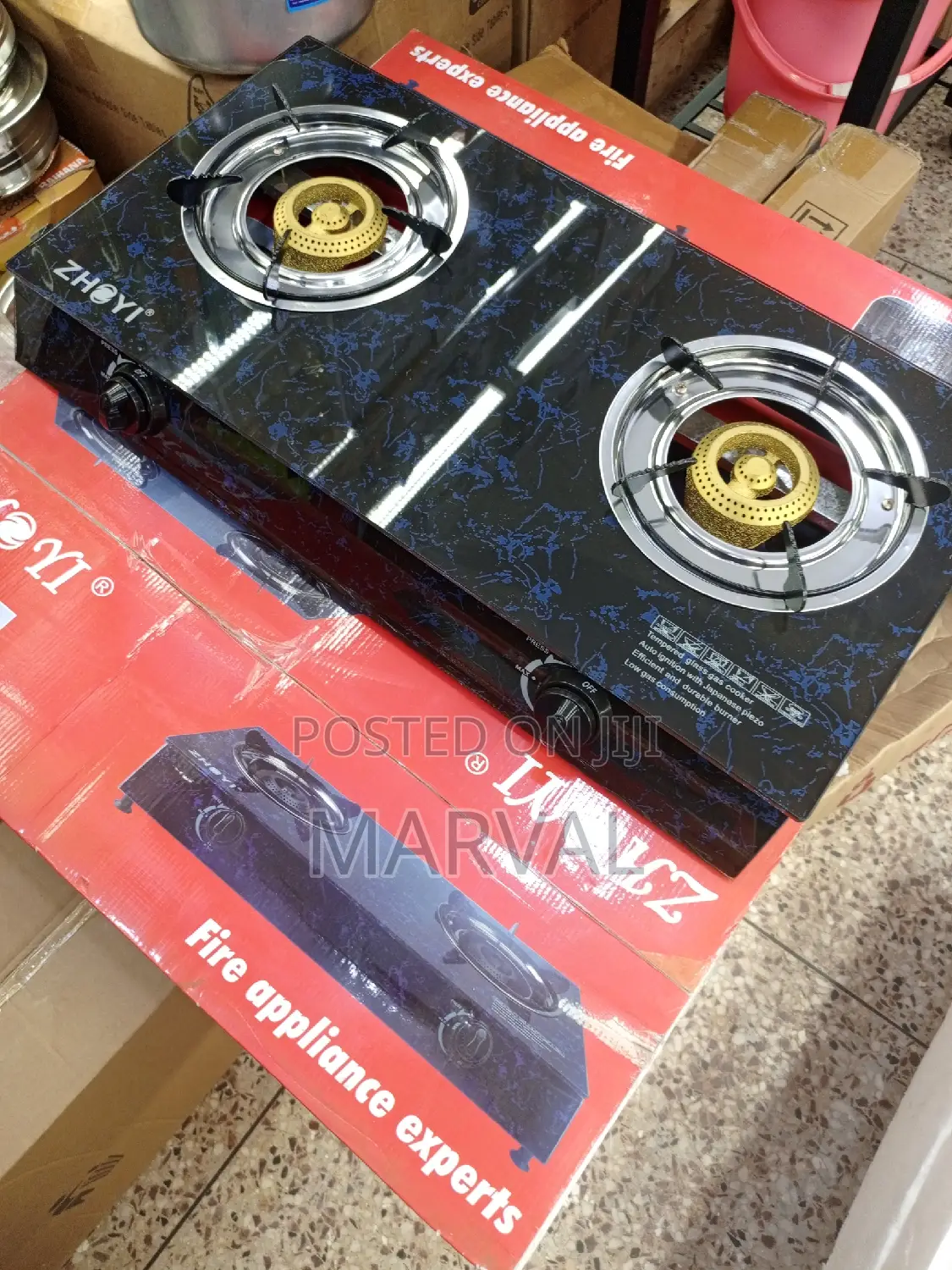 Zhoyi Double Gas Cooker