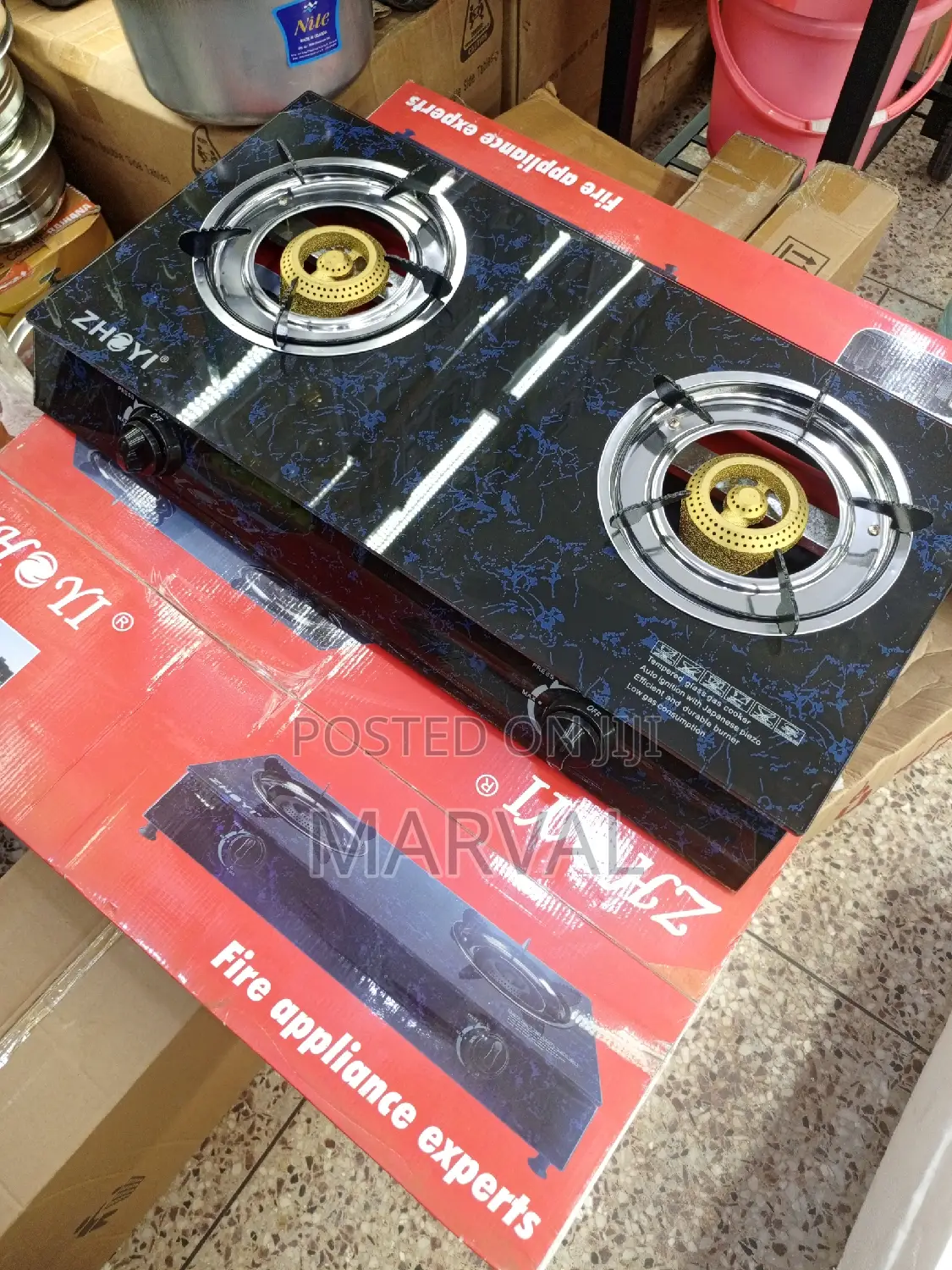Zhoyi Double Gas Cooker