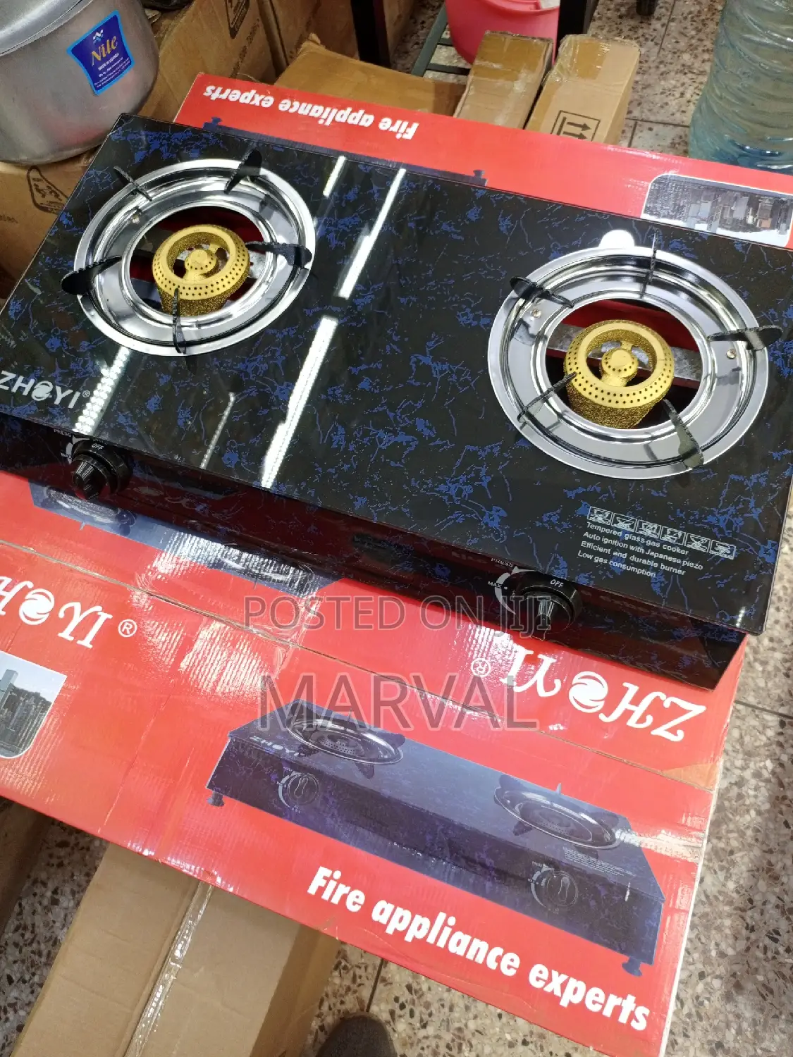 Zhoyi Double Gas Cooker
