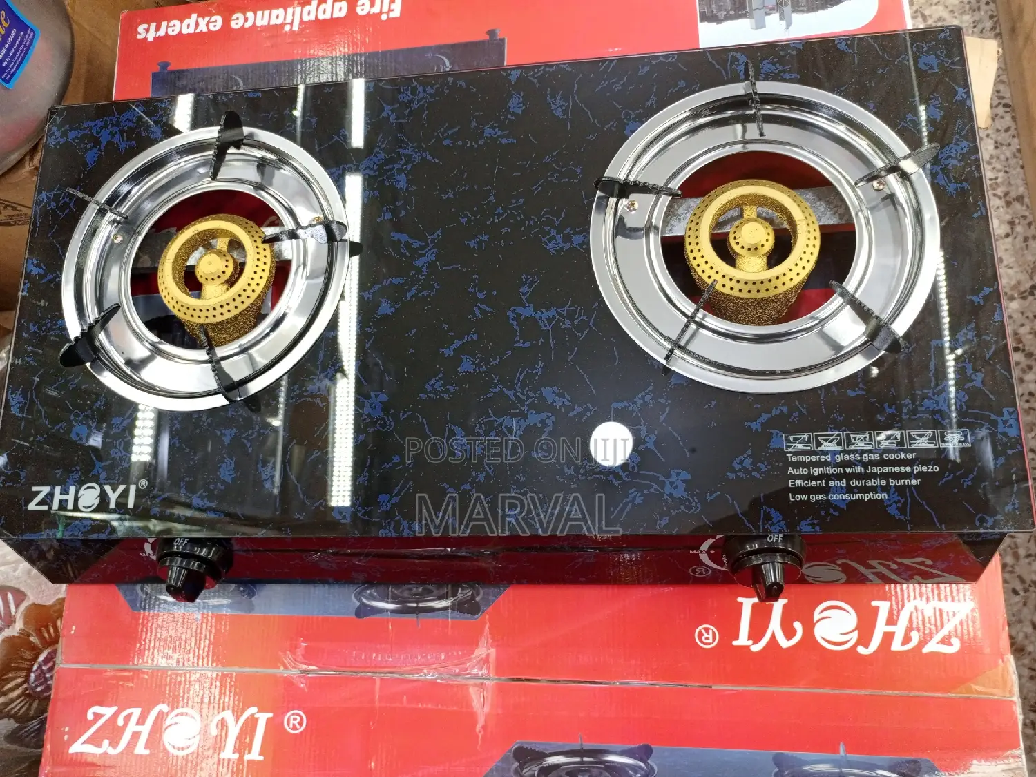 Zhoyi Double Gas Cooker