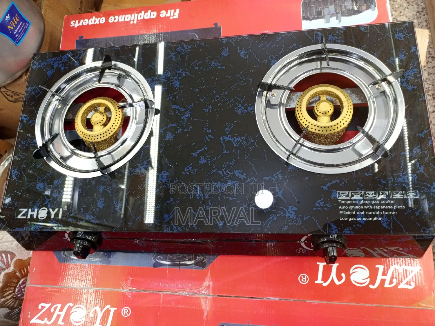 Zhoyi Double Gas Cooker