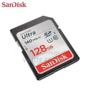 128GB Sandisk SDXC UHS-I Card 140 MB/S Camera Memory Card