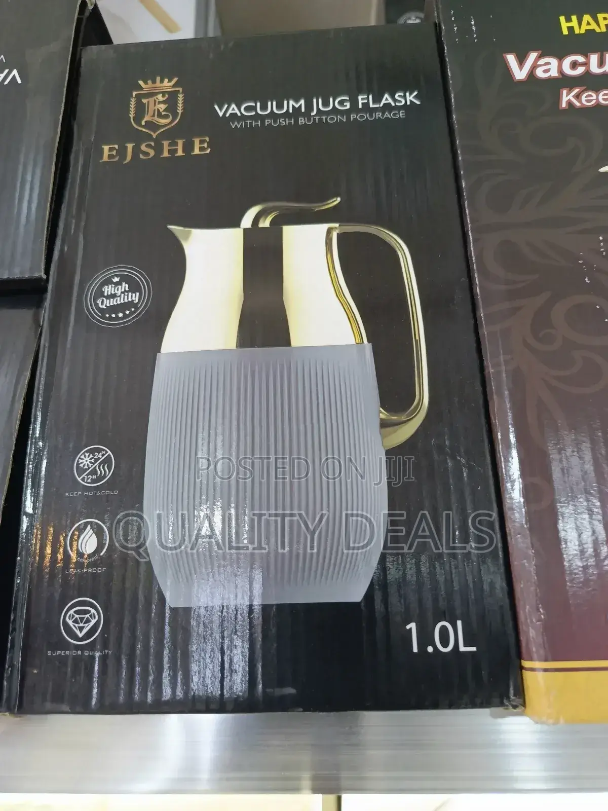 1litre Vacuum Jug Flask With Push Button