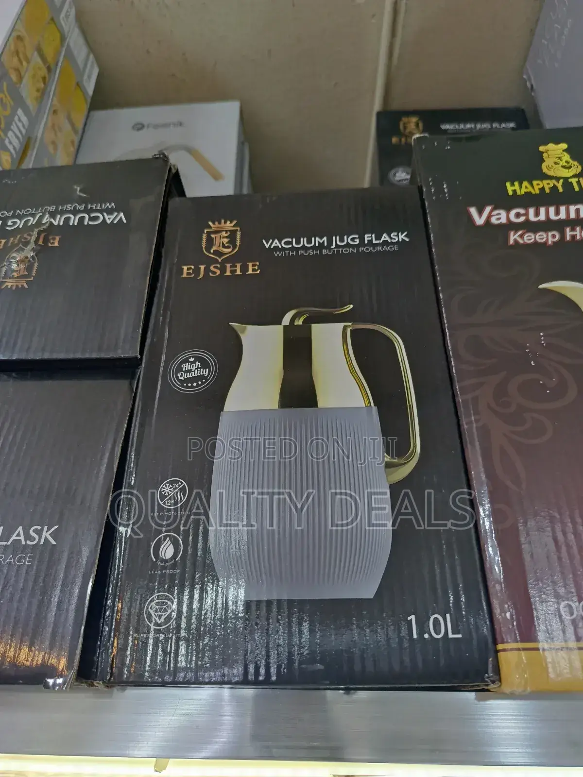 1litre Vacuum Jug Flask With Push Button